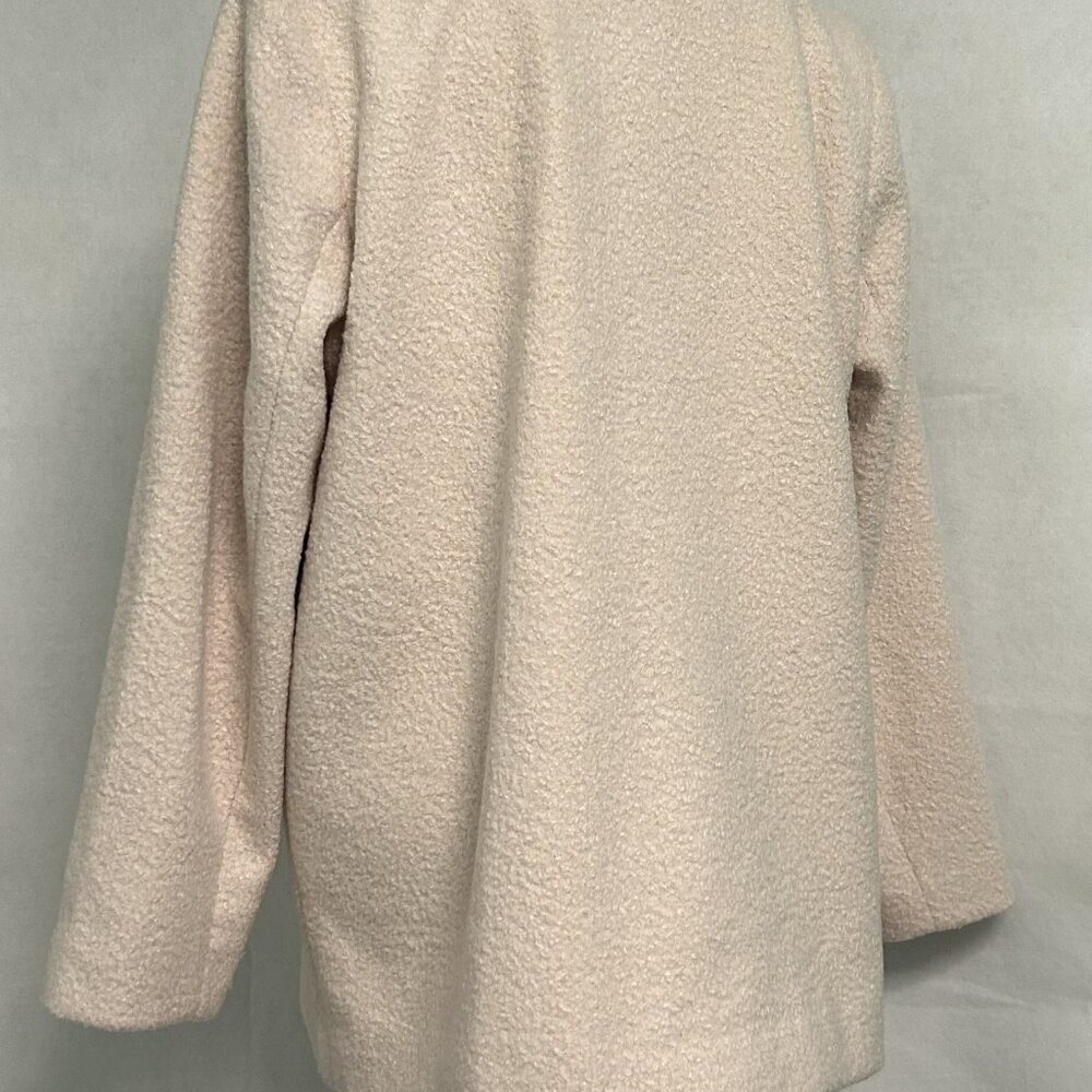 NWT Vero Moda Sally Oversize Teddy Double Breasted Jacket-Cream Color-Large - Picture 4 of 14
